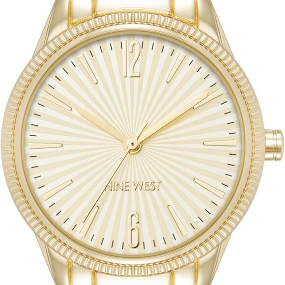 Luxury Gold Adjustable Women’s Bracelet Watch - Champagne Dial & Safety Closure - Picture 1 of 4